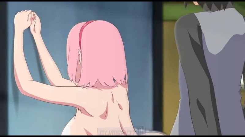 Наруто и Сакура занимаются сексом и предлагают Саске устроить тройничок