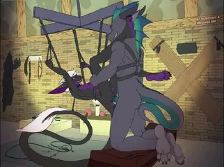 2d Yiff by Edef yiff gay Furry Porn Sex E621 FYE Bondage BDSM ...